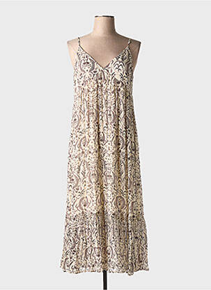 Rochie lungă bej IDANO femeie