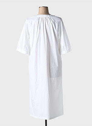 Rochie midi mâneci scurte mâneci scurte alb TOUPY femeie