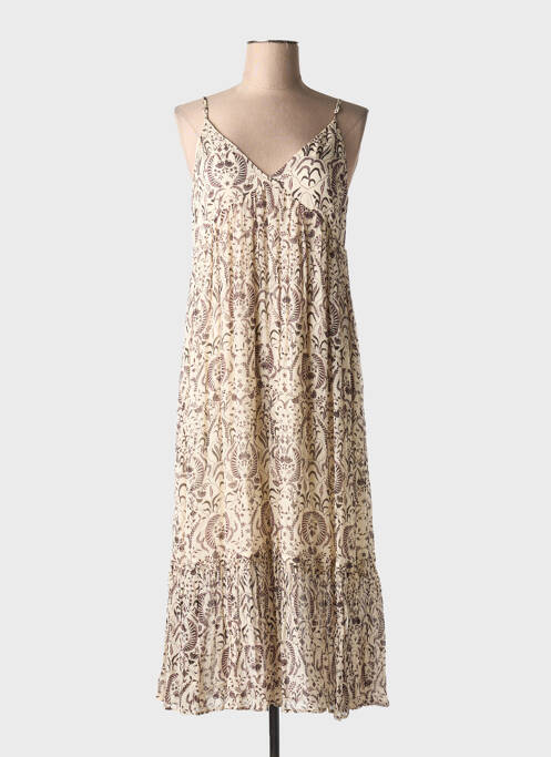 Rochie lungă bej IDANO femeie