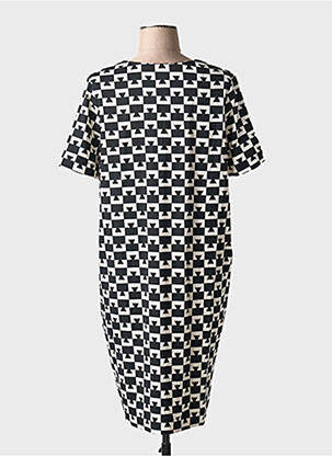 Rochie midi mâneci scurte mâneci scurte negru ZILCH femeie