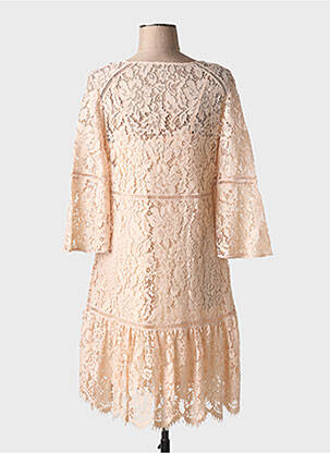 Rochie midi mâneci 3/4 mâneci 3/4 roz MARC AUREL femeie