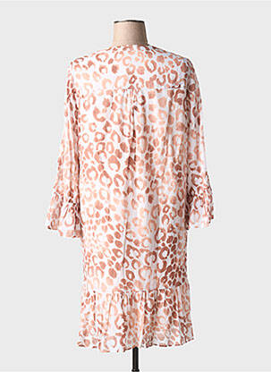 Rochie midi mâneci 3/4 mâneci 3/4 roz MARC AUREL femeie