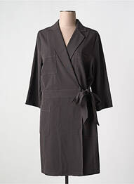 Rochie midi mâneci lungi mâneci lungi gri YAYA femeie