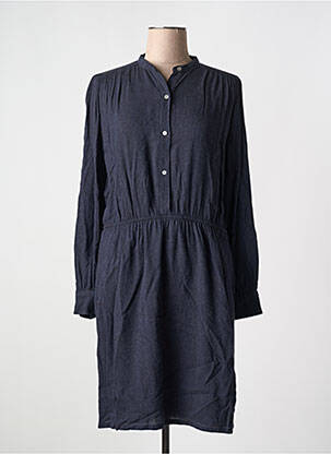 Rochie midi mâneci lungi mâneci lungi albastru HARTFORD femeie