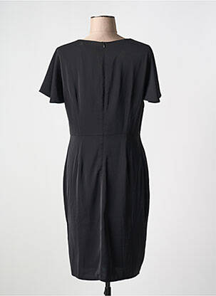 Rochie midi croială fluidă mâneci scurte negru ANONYME DESIGNERS femeie