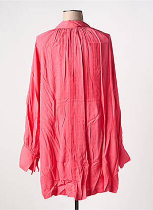 Rochie scurtă croială fluidă mâneci lungi roz ATTIC AND BARN femeie
