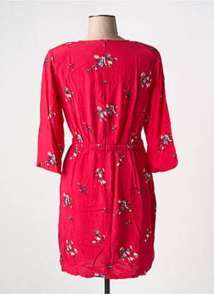 Rochie scurtă mâneci 3/4 mâneci 3/4 roșu IDANO femeie
