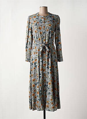 Rochie lungă gri INDI & COLD femeie