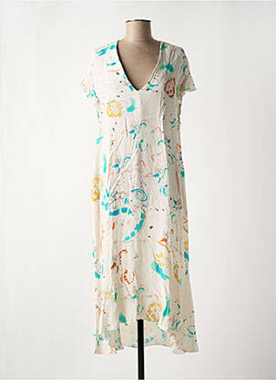 Rochie midi bej MAGNOLIA TRENDY femeie