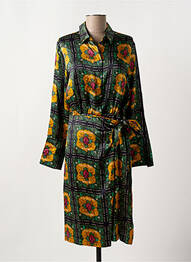 Rochie midi croială fluidă mâneci lungi verde SCOTCH & SODA femeie