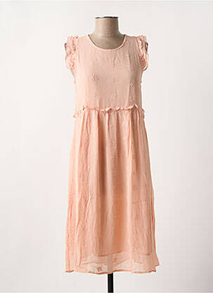 Rochie midi roz INDI & COLD femeie