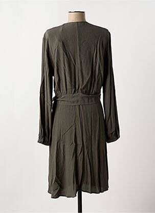 Rochie midi mâneci lungi mâneci lungi verde YAYA femeie