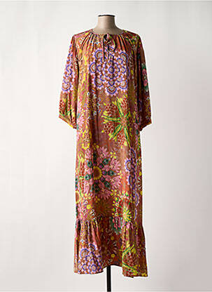 Rochie lungă maro MOMONI femeie