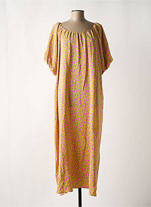 Rochie lungă galben TOUPY femeie