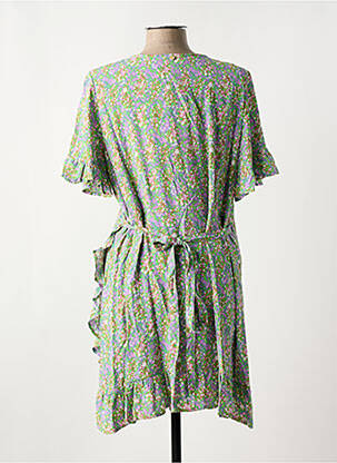 Rochie scurtă mâneci scurte mâneci scurte verde FABIENNE CHAPOT femeie