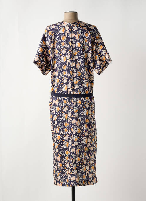 Rochie midi albastru TOUPY femeie