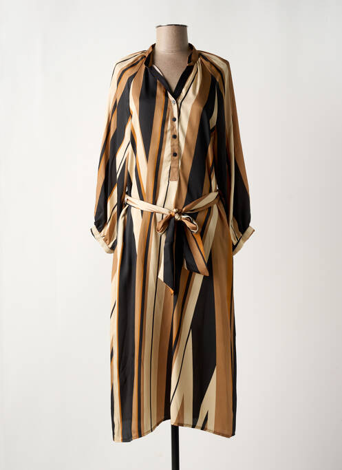 Rochie midi maro TOUPY femeie