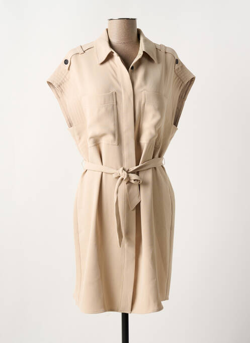 Rochie scurtă bej YAYA femeie