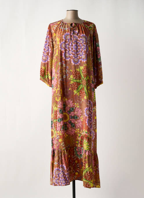 Rochie lungă maro MOMONI femeie