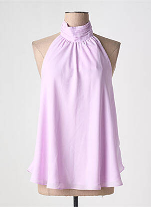 Top croială fluidă fără mâneci violet KOCCA femme