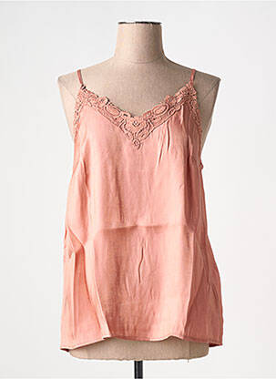 Top roz CREAM femeie