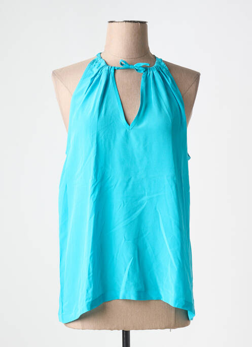 Top albastru TOUPY femeie