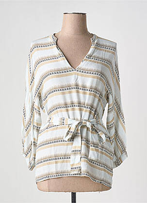 Tunică mâneci lungi bej YAYA femeie