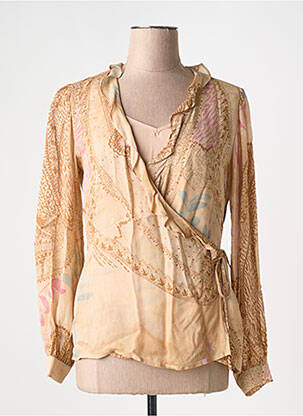 Cardigan petrecut bej YAYA femeie