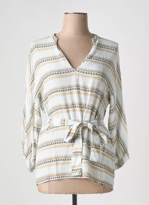 Tunică mâneci lungi bej YAYA femeie