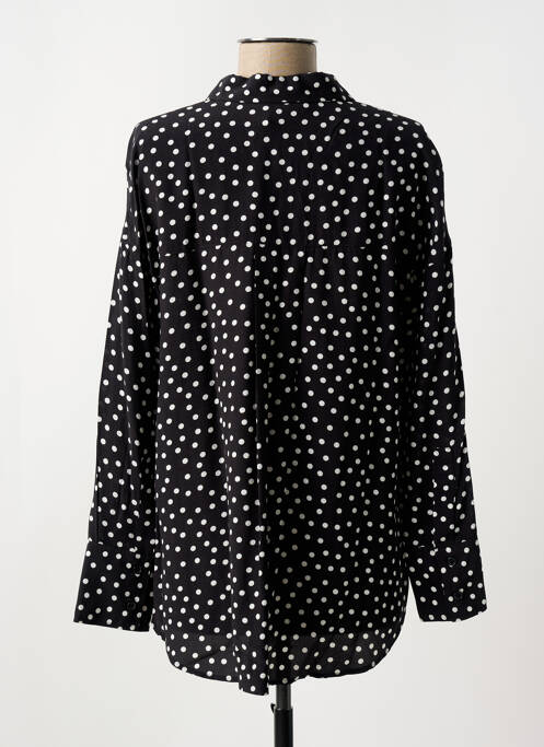 Cămașă țesătură crep mâneci lungi negru FIVE femme