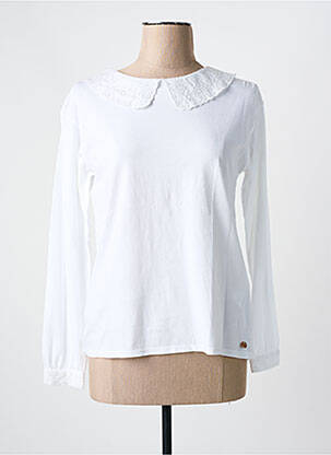 Tricou mâneci lungi mâneci lungi alb YERSE femeie