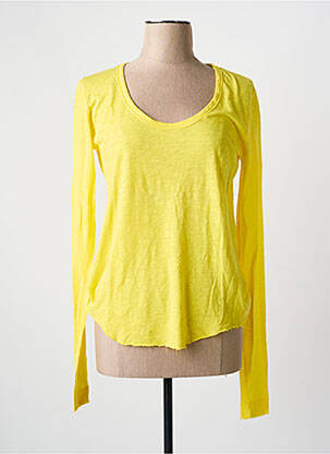 Tricou galben AMERICAN VINTAGE femeie