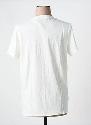 Tricou elasticitate mâneci scurte alb ME369 femeie