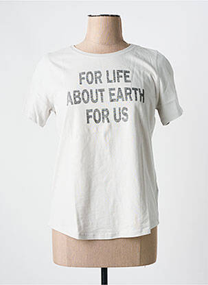 Tricou gri MAJESTIC FILATURES femeie