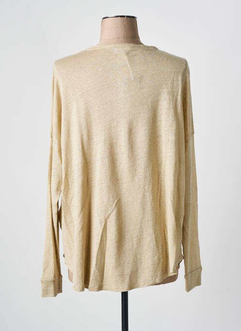 Vestă cu mâneci lungi bej MAYJUNE femeie