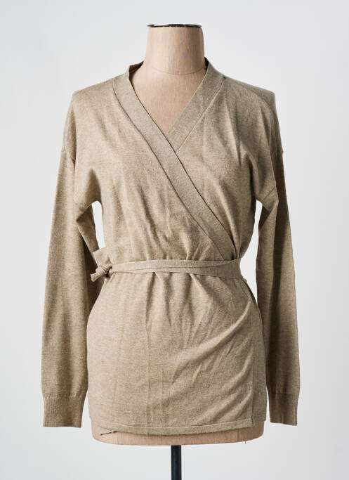 Cardigan petrecut maro MSCH COPENHAGEN femeie