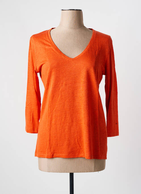 Tricou portocaliu MAJESTIC FILATURES femeie