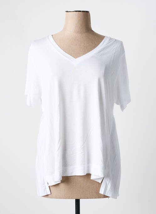 Tunică mâneci scurte alb HANA SAN femeie