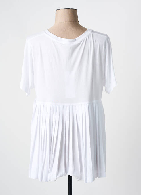 Tunică mâneci scurte alb HANA SAN femeie