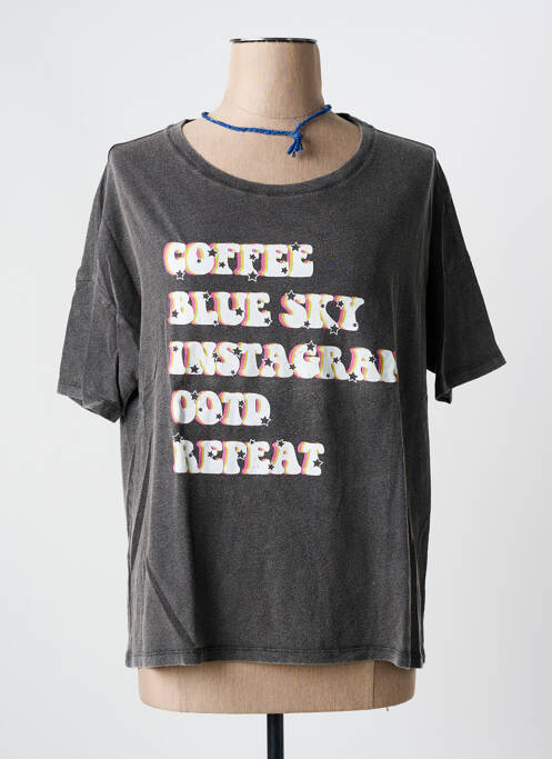 Tricou gri ONE TEE X VERONICA LOUBRY femeie