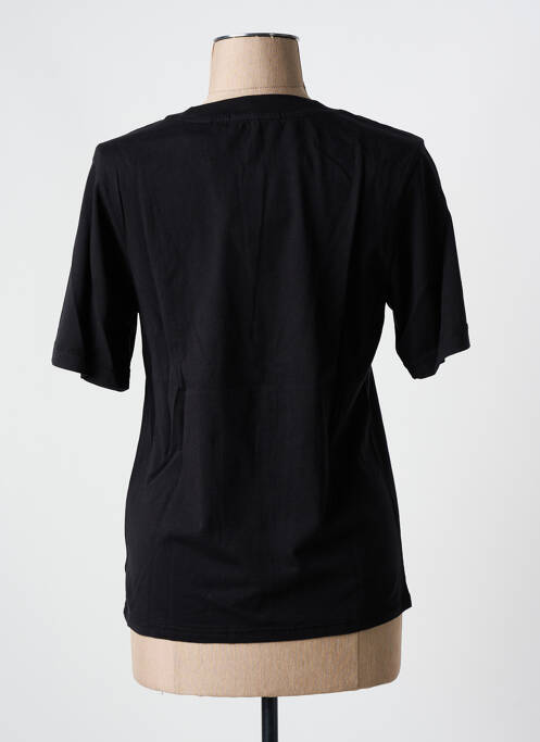 Tricou mâneci trei sferturi mâneci scurte negru SCOTCH & SODA femme