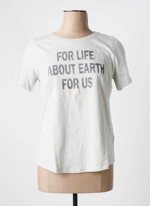 Tricou gri MAJESTIC FILATURES femeie