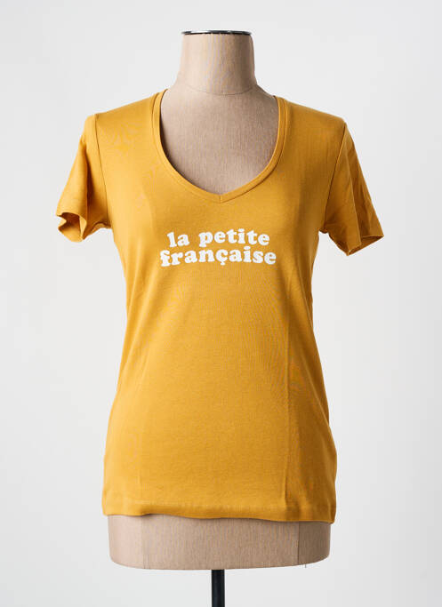 Tricou galben LA PETITE FRANCAISE femeie