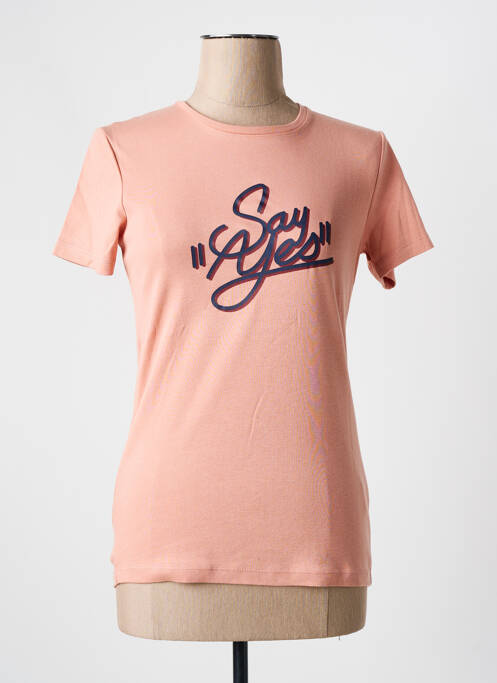 Tricou roz LA PETITE FRANCAISE femeie