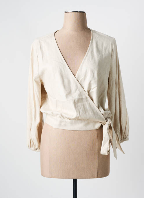 Cardigan petrecut bej ZILCH femeie