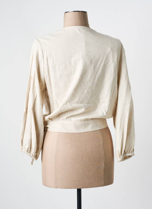 Cardigan petrecut bej ZILCH femeie