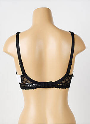 Sutien efect material satinat top sutien modelat negru LOUISA BRACQ femeie