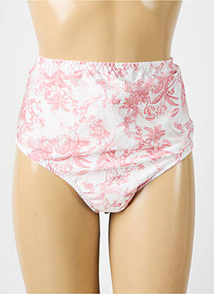 Chilot cu talie înaltă țesătură satinată roz ANTIGEL femme