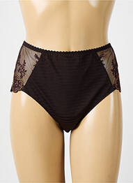 Chilot efect material satinat maro LOUISA BRACQ femme