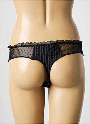 Tanga elasticitate negru ANTIGEL femeie